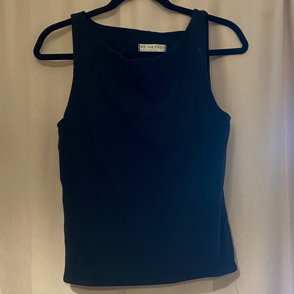 We The Free Midnight Black Tank Top